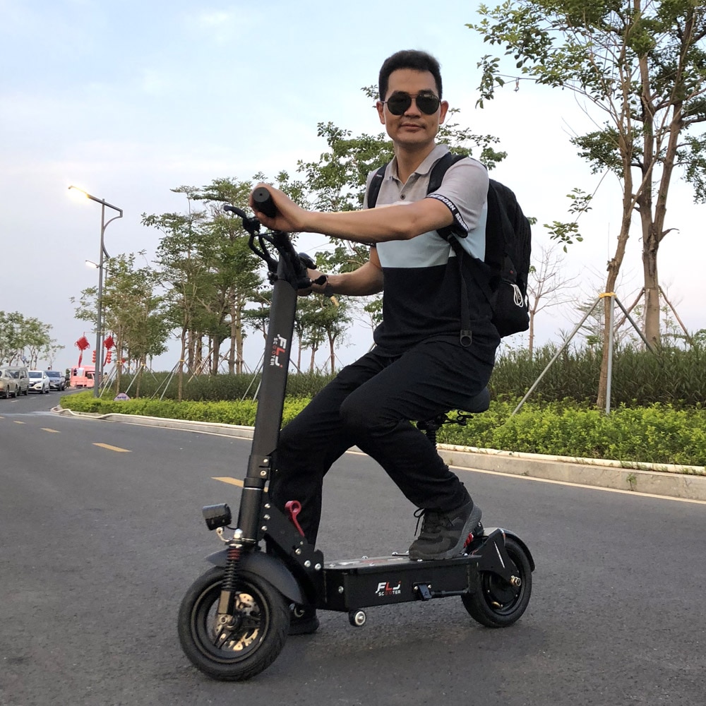 FLJ 1200W Portable Electric Scooter with 80-120kms range 25Ah or 35Ah battery adults Childen studen Mini Lady Scooter