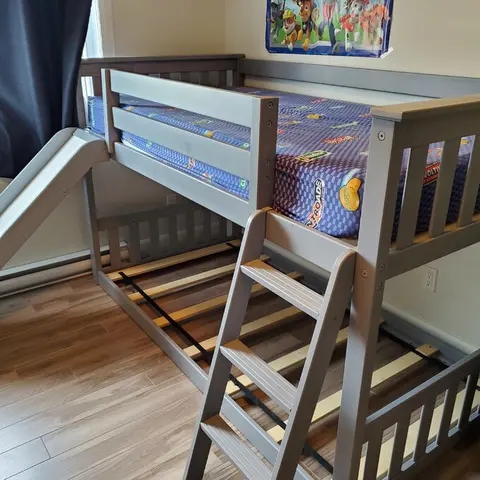 2m solid wood standard bunk bed