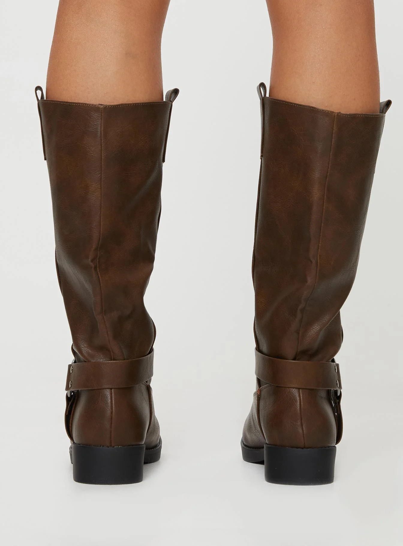 Wrecked Western Boots Brown