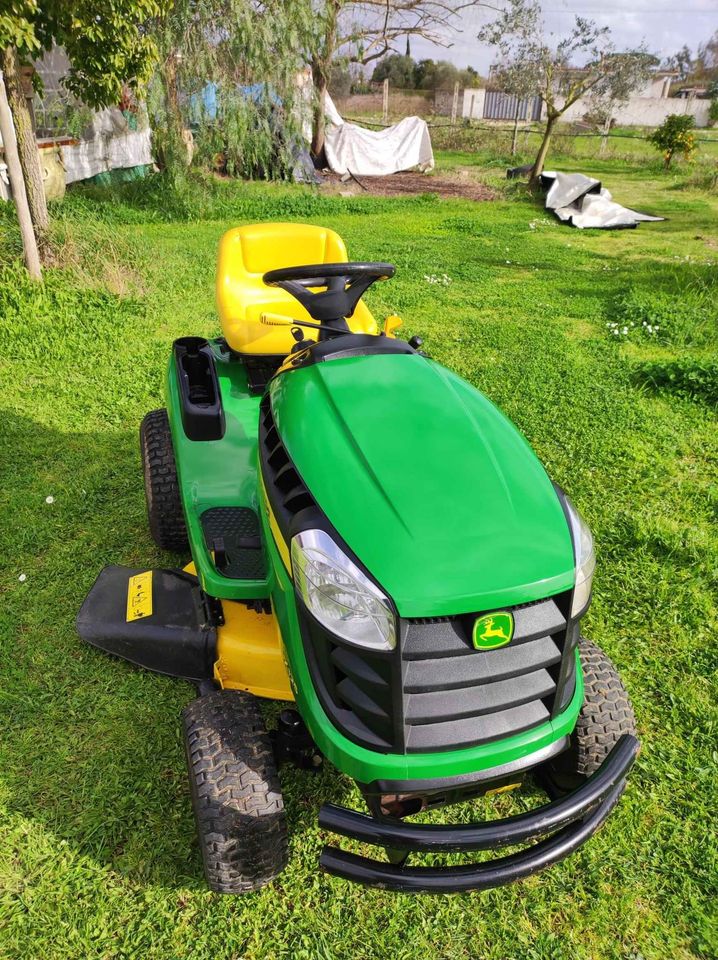 john deere 15hp lawn tractor running scorzè.