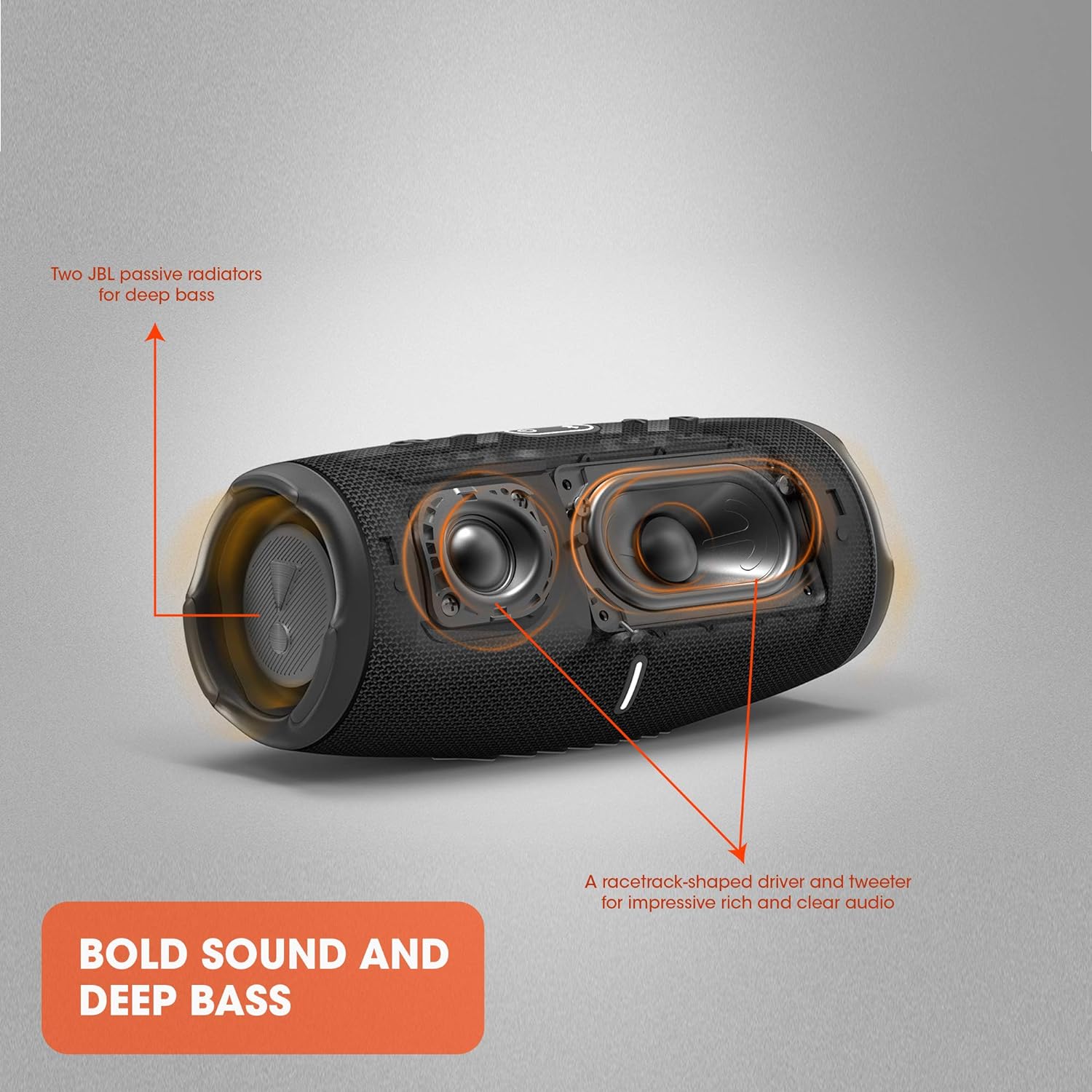 JBL Boombox 2 - Portable Bluetooth Speaker, Powerful Sound and Monstrous Bass, IPX7 Waterproof, 24 Hours of Playtime, Powerbank, JBL PartyBoost for Speaker Pairing, for Home and Outdoor(Black)