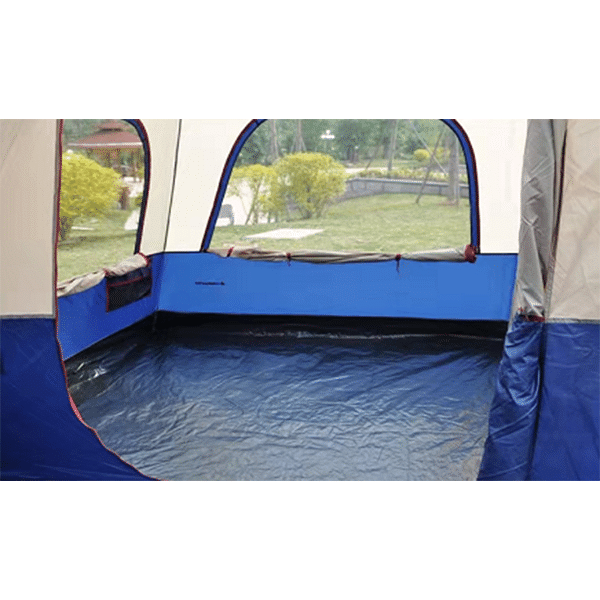 Alltel sunscreen and rainstorm-proof multi-person double-layer super-large two-room 6-12 people two-room one-hall tent outdoor camping