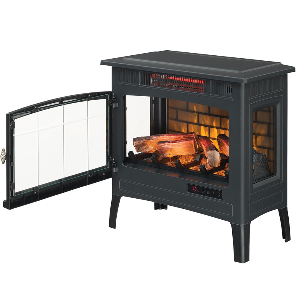 duraflame Freestanding Electric Fireplace Stove Heater with 3D Flame Effect