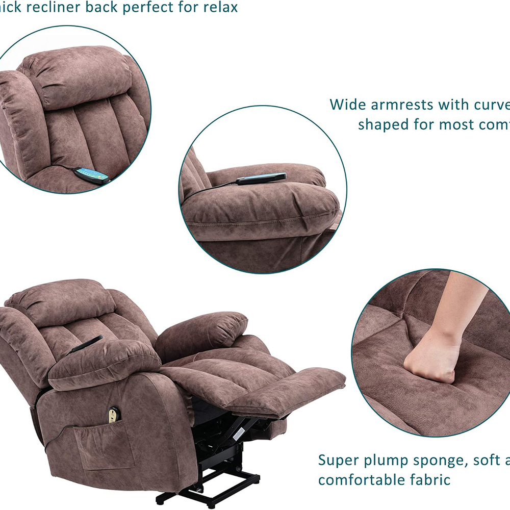 Electric massage recliner