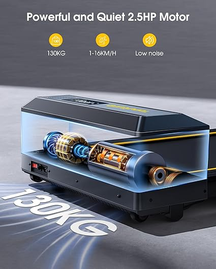 2 In 1 Home Folding Treadmill, Dual LED Screen